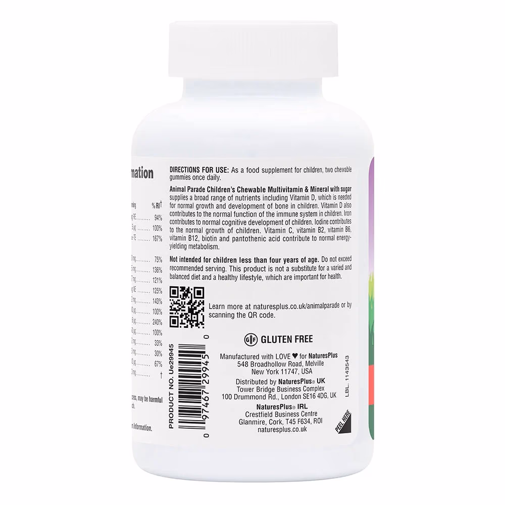 Natures Plus  Animal Parade Multivitamin Gummies Assorted 60s 3