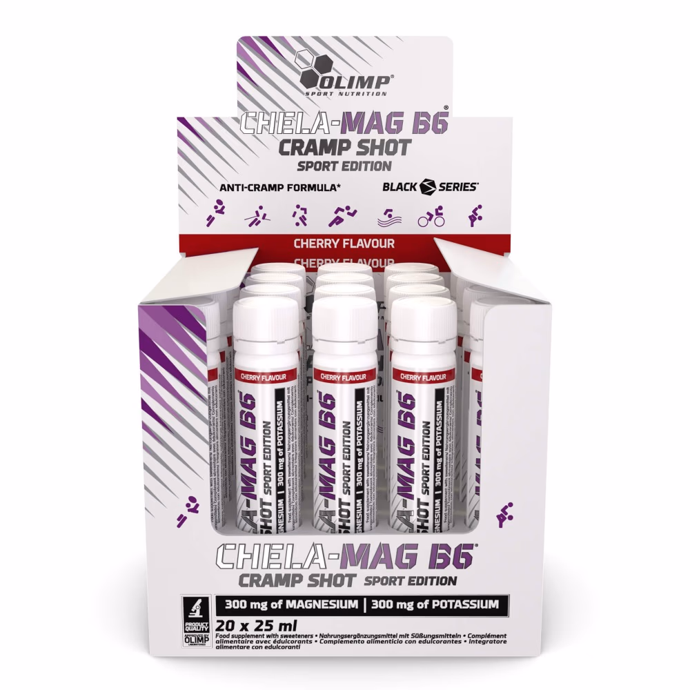 Olimp Chela Mag B6 Cramp Shot Assorted 20s