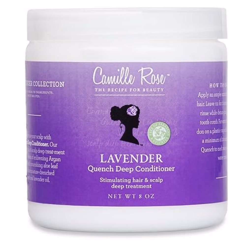 Camille Rose Lavender Quench Deep Conditioner Mask 8oz 1
