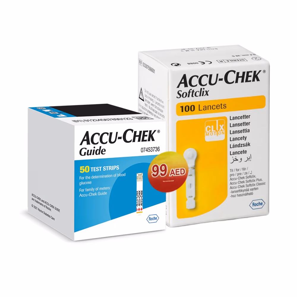 ACCU-CHEK Guide 50 Strips & Softclix 100 Lancets