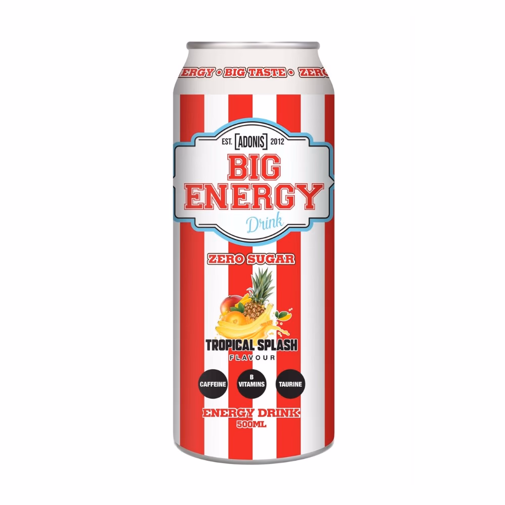 Adonis Big Energy RTD Tropical Splash 500ml 1