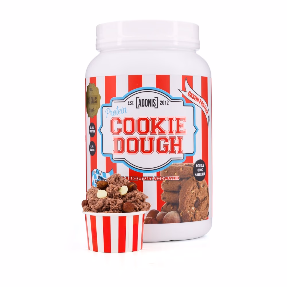 Adonis Casein Protein Cookie Dough Double Choco Hazelnut 1Kg 1