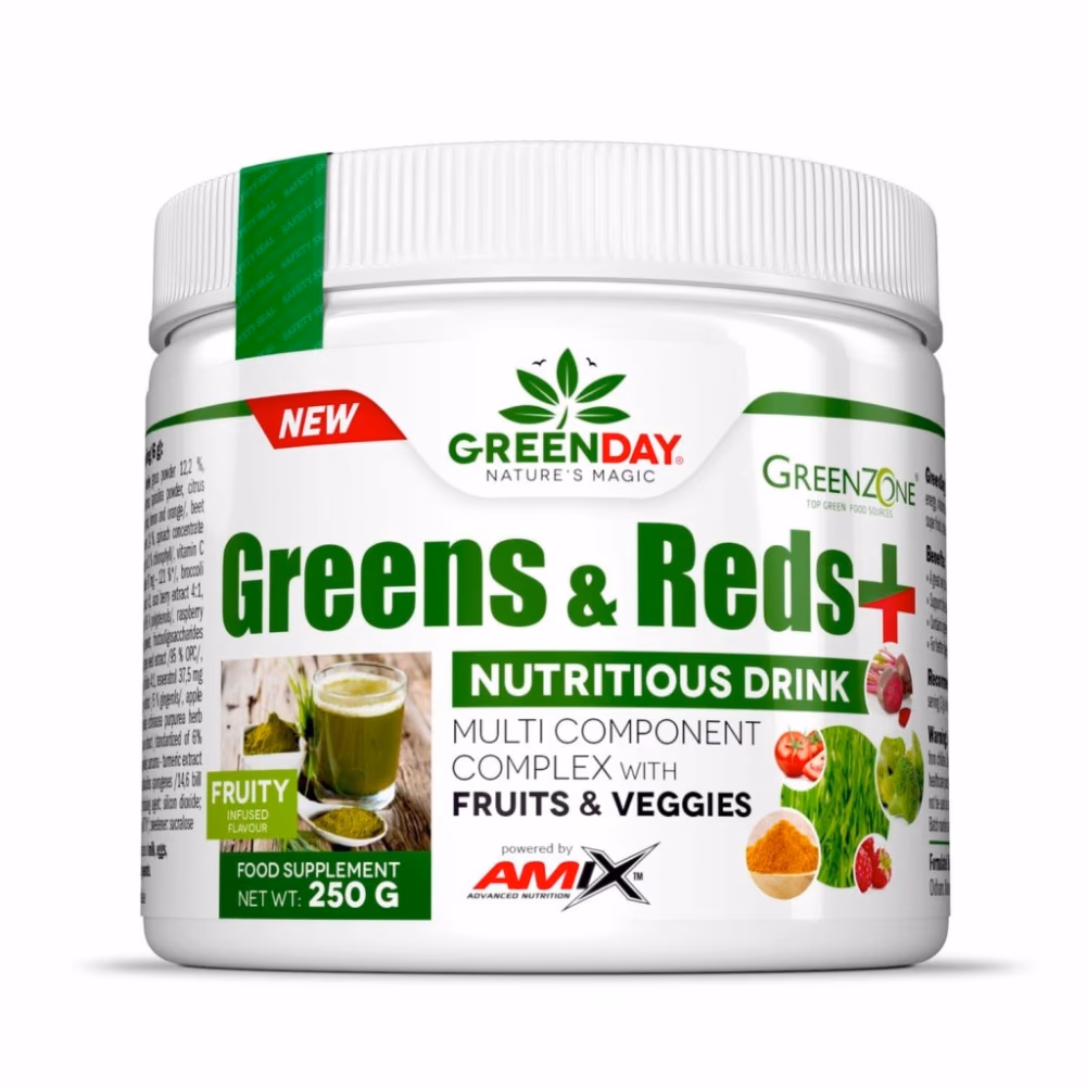 Amix Greens and Reds Powder Fruity 250g