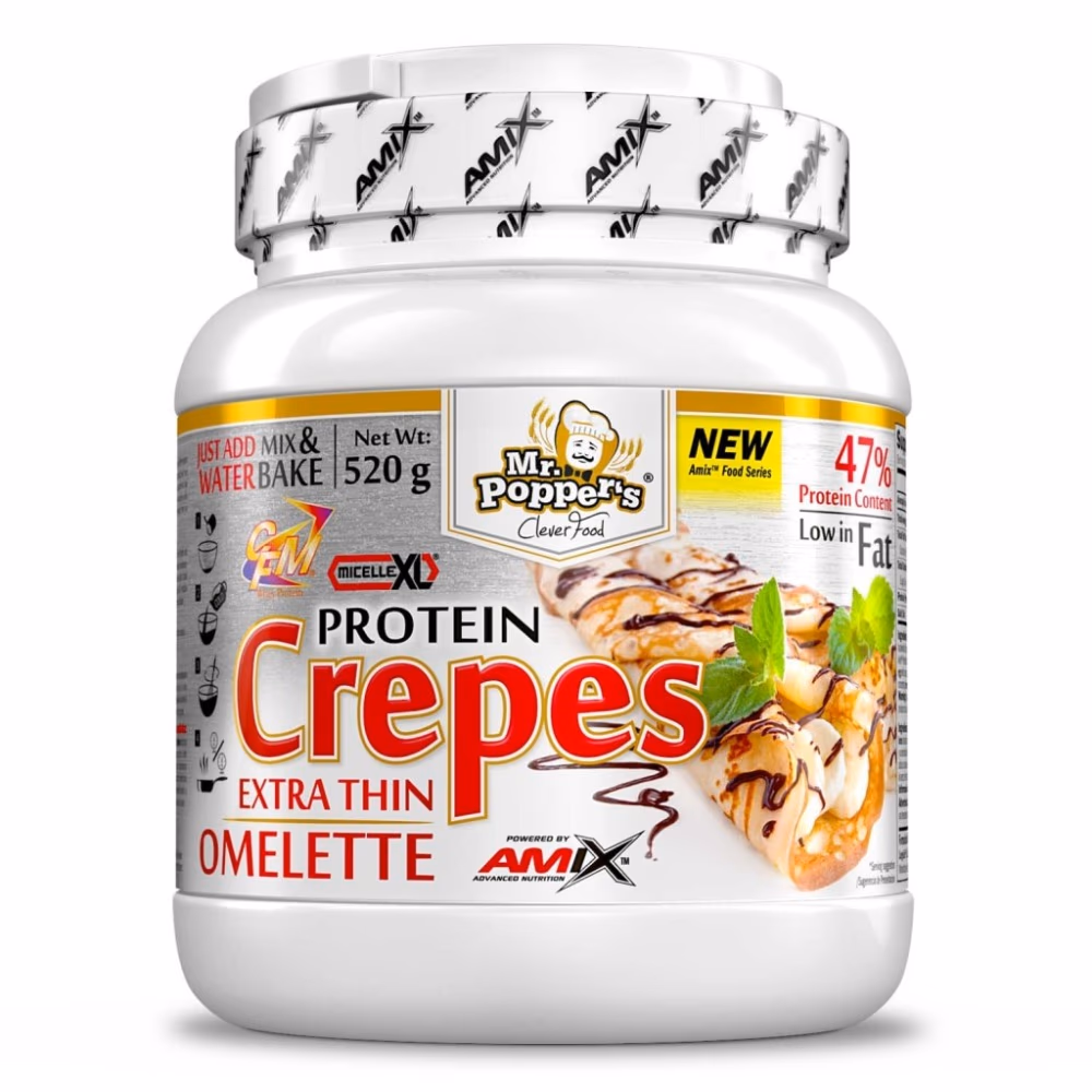 Amix Protein Crepes Extra Thin Omelette Dutch Chocolate 520g