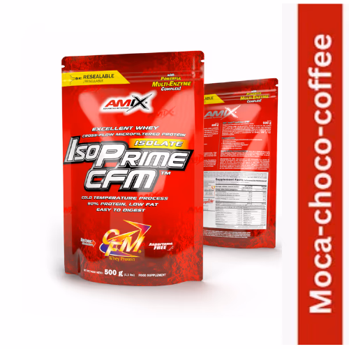 AMIX IsoPrime CFM Isolate - Mocha-Choco-Coffee Flavour (500g)