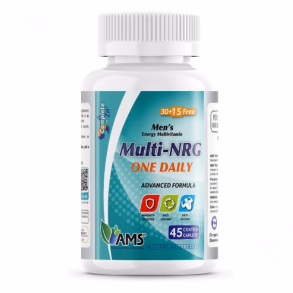 AMS Multi-NRG Multivitamin for Men – 45 Capsules