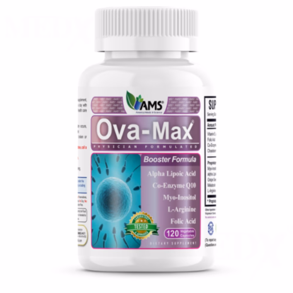 AMS Ova-Max Women’s Fertility Support – 120 Capsules 1