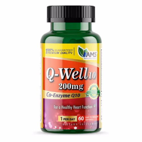 AMS CoQ-10 200mg 60 Softgels