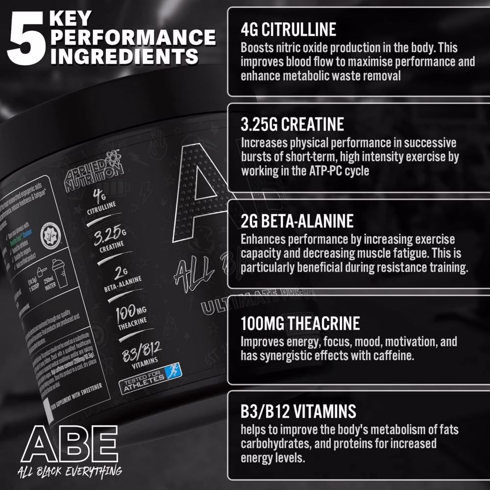 Applied Nutrition ABE Ultimate Pre-Workout Cool Watermelon 30 Servings 2