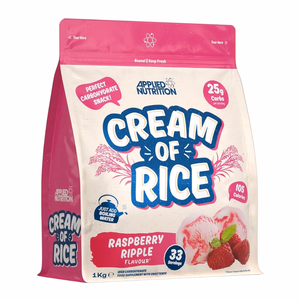 Applied Nutrition Cream of Rice Raspberry Ripple 1kg 1