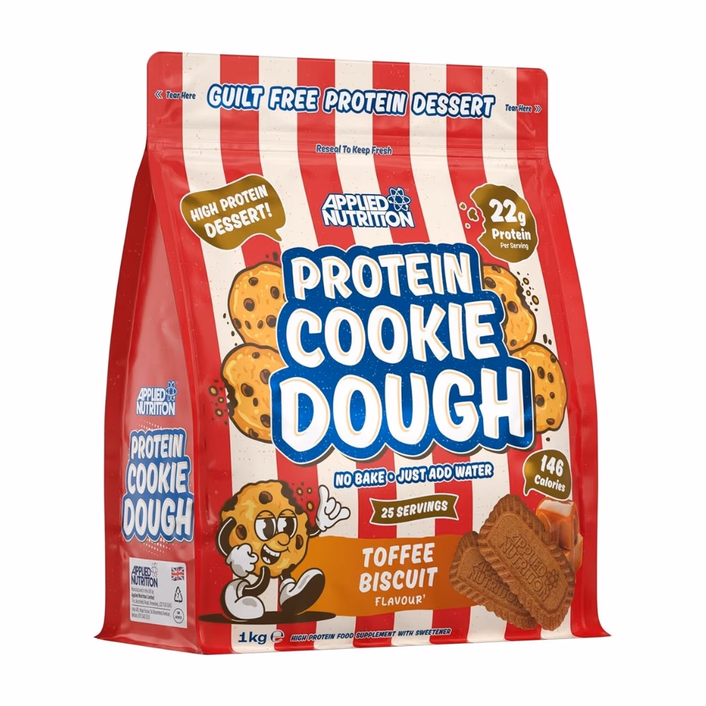 Applied Nutrition Protein Cookie Dough Toffee Biscuit 1kg 1