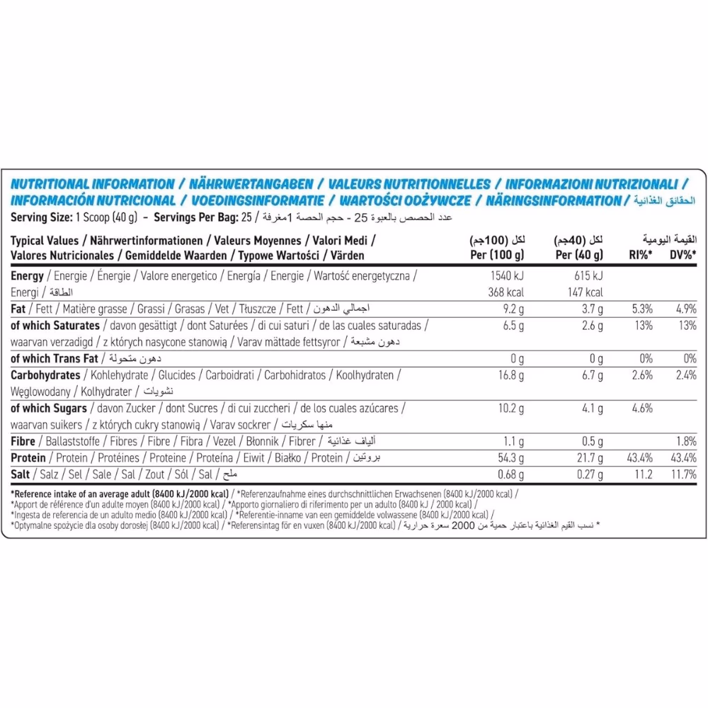 Applied Nutrition Protein Cookie Dough White Chocolate Lemon 1kg 4