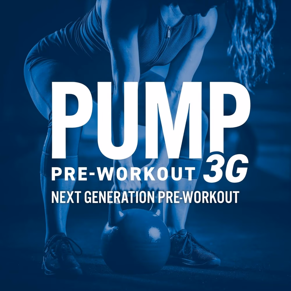 Applied Nutrition Pump 3G Pre Workout Zero Stim Blue Raspberry 375g 5