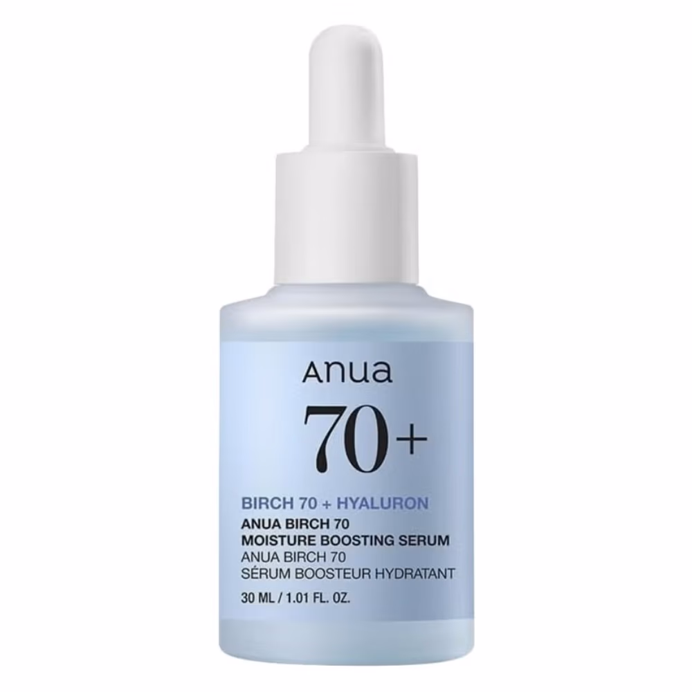 Anua Birch 70 Moisture Boosting Serum 30ml - Hydrating Serum With 70% Birch Sap To Moisturize And Strengthen Skin.
