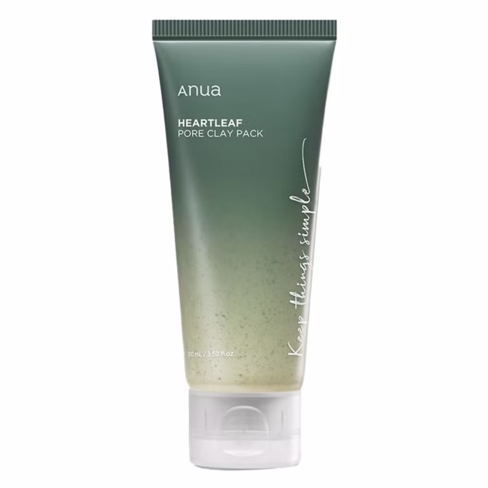 Anua Heartleaf Pore Clay Pack 100ml - Clay Mask With Heartleaf To Detox, Calm, And Refine Pores.