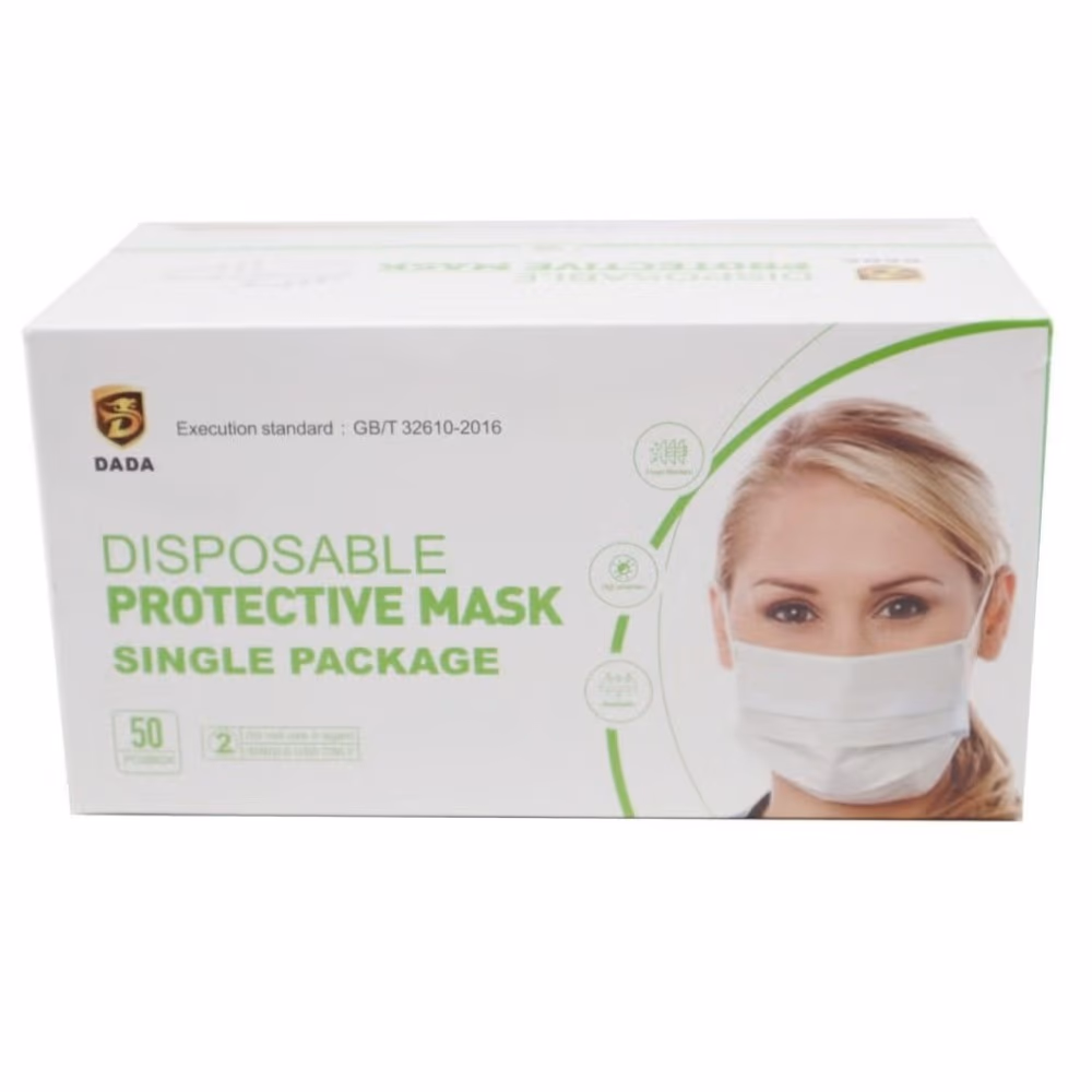 Dada Disposable White Face Masks 50S 1