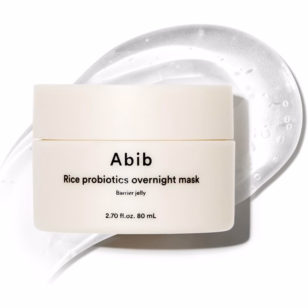 Abib Rice Probiotics Overnight Mask – 80ml | Brightening & Nourishing Sleeping Pack for Radiant Skin 1