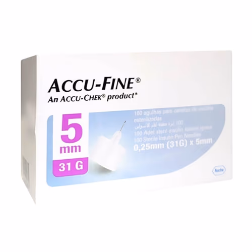Accu-Fine Pen Needle 31Gx5Mm 100S