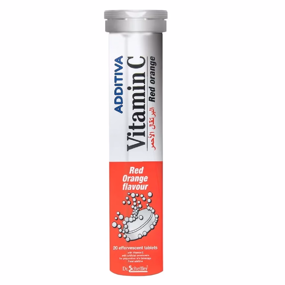 Additiva Vitamin C 20 Effervescent Tablets – Red Orange 1