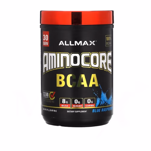 Allmax Aminocore Bcaa Powder Blue Raspberry 315Gm