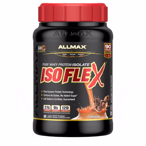 Allmax Isoflex Isolate Whey Protein Chocolate 2Lb 1