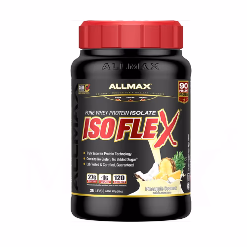 Allmax Isoflex Isolated Whey Protein Pineapple Coconut Flavor 2Lb 1