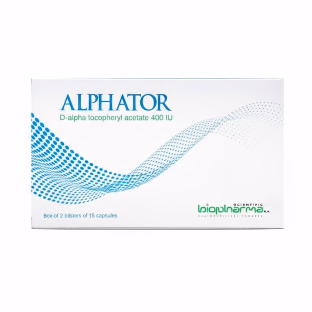 Alphator 400 IU Capsules (15 Capsules)