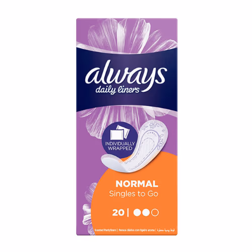 Always Daily Liners Singles To Go Normal 20s 1