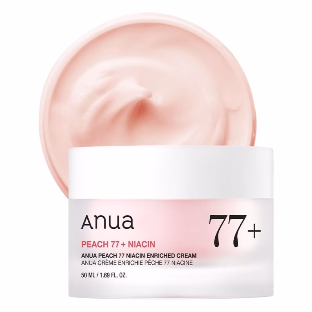 Anua Peach 77 Niacin Enriched Cream 50ml - Nourishing Cream With 77% Peach Extract And Niacinamide To Brighten And Hydrate. 1