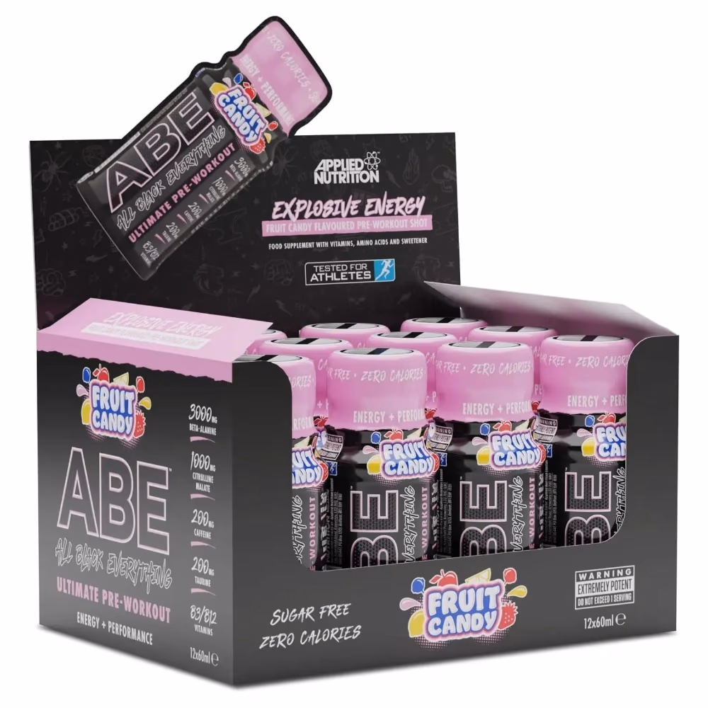 Applied Nutrition ABE Pre-Workout Shot Fruit Candy Flavor - 60ml x 12pcs