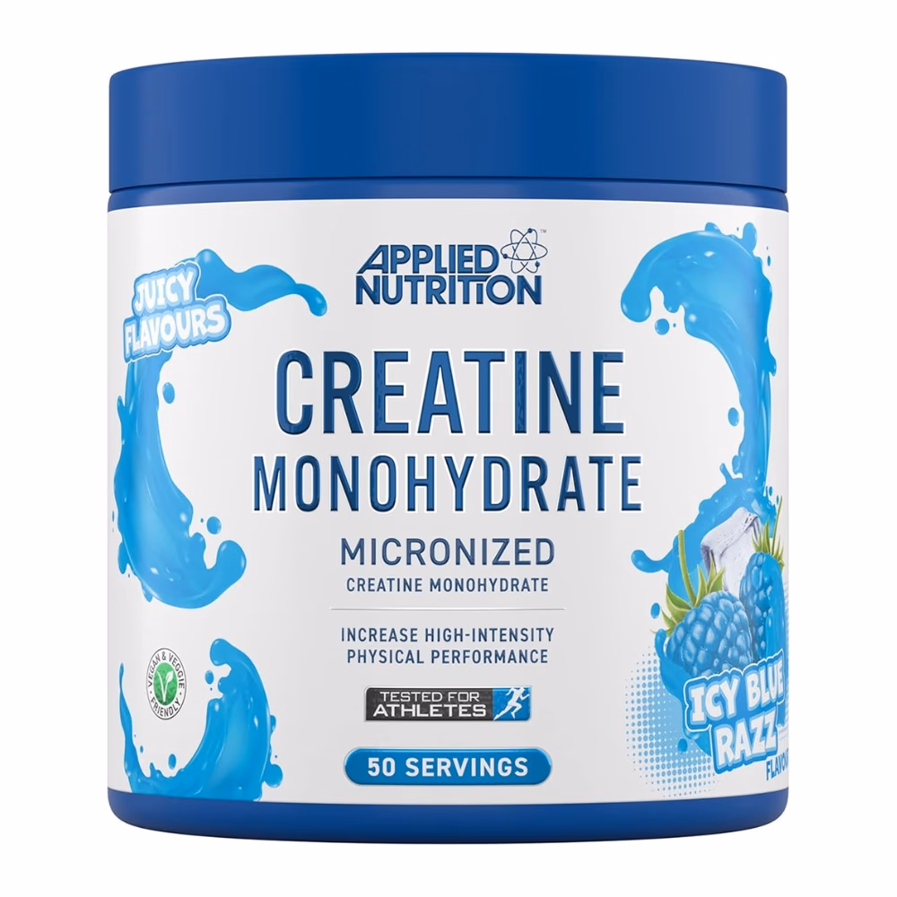 Applied Nutrition Creatine Monohydrate Powder Icy Blue Raspberry 250g 1