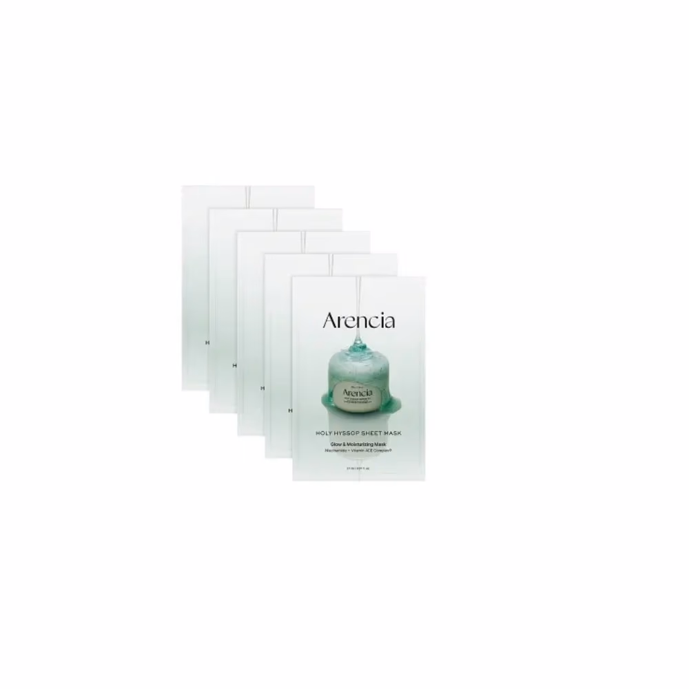 Arencia Holy Hyssop Sheet Mask 5s 1