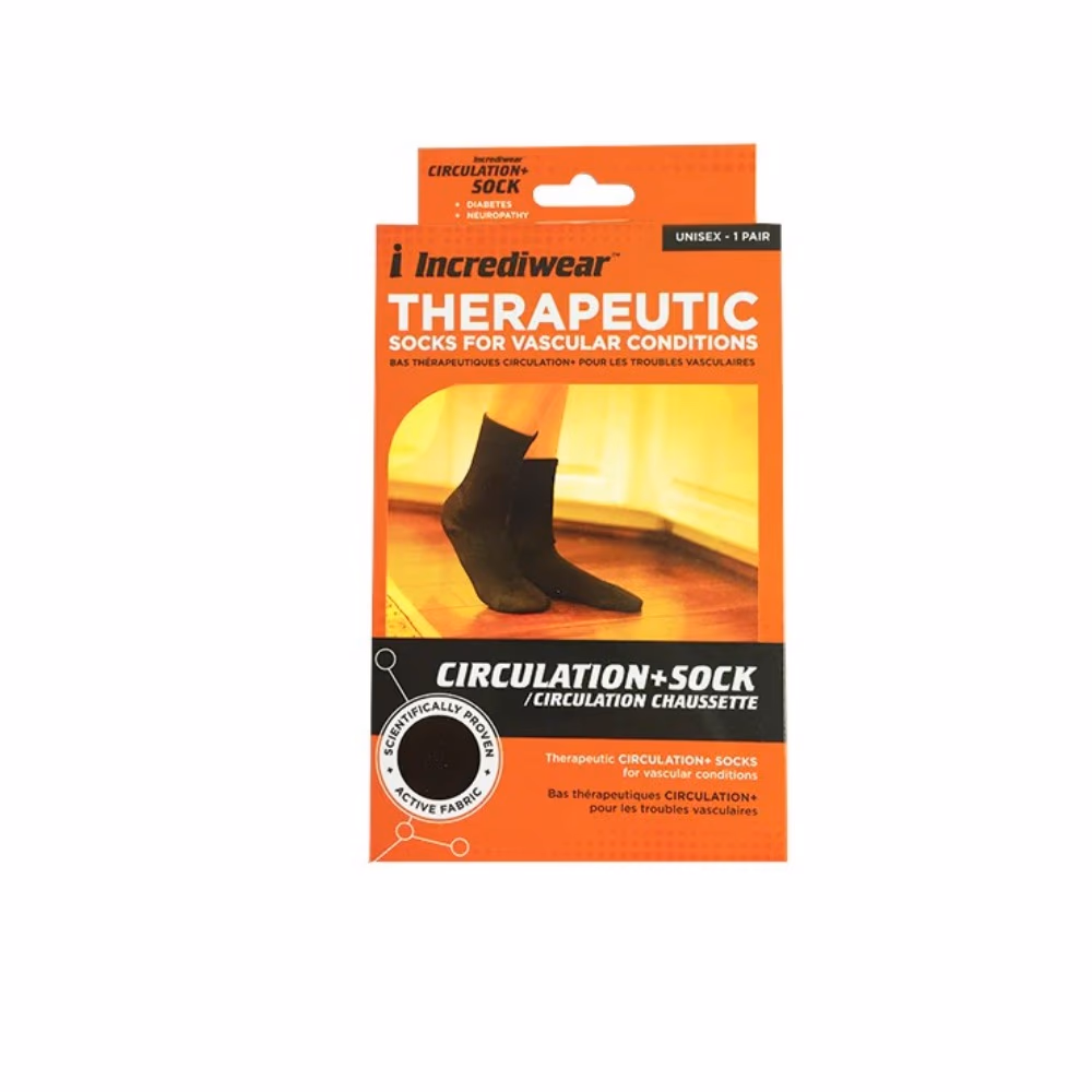 Incrediwear E705 Circulation Socks Black  Medium 1