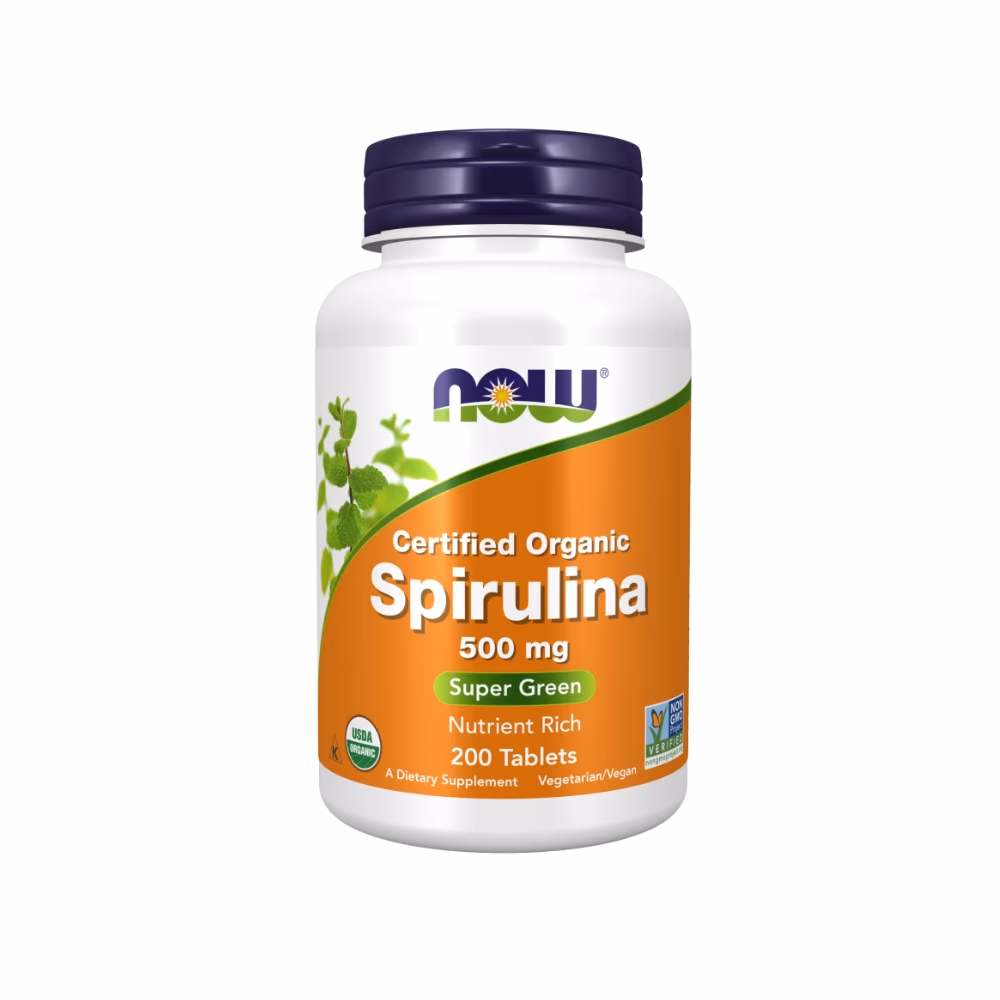 Now Spirulina 500mg 200 Tablets