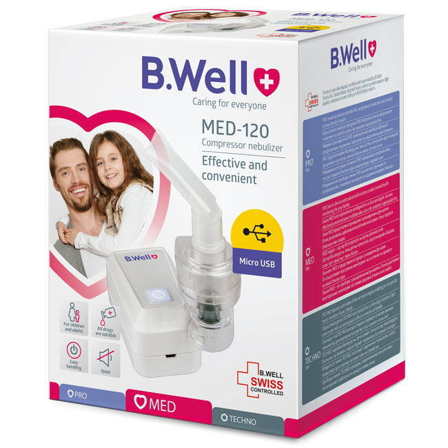 B.Well Compressor Nebulizer - MED 120