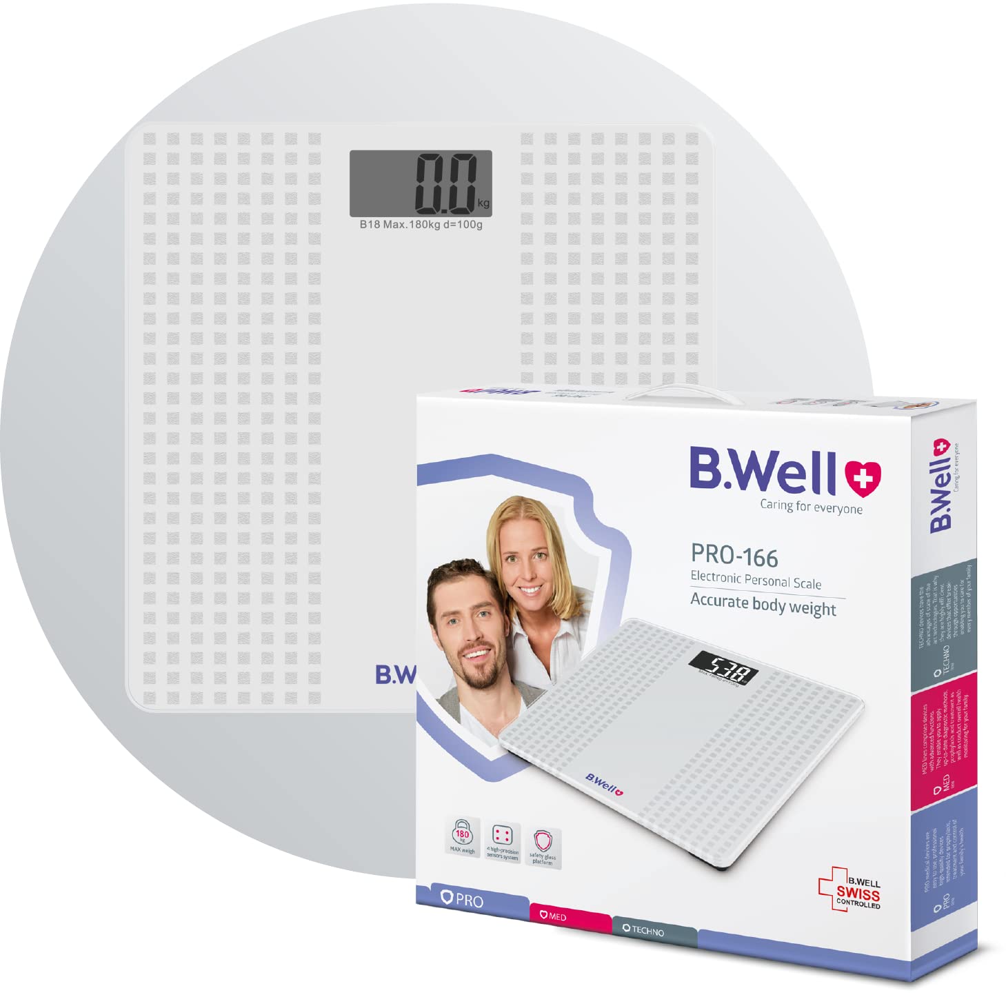 B.Well Electronic Personal Scale PRO-166 1