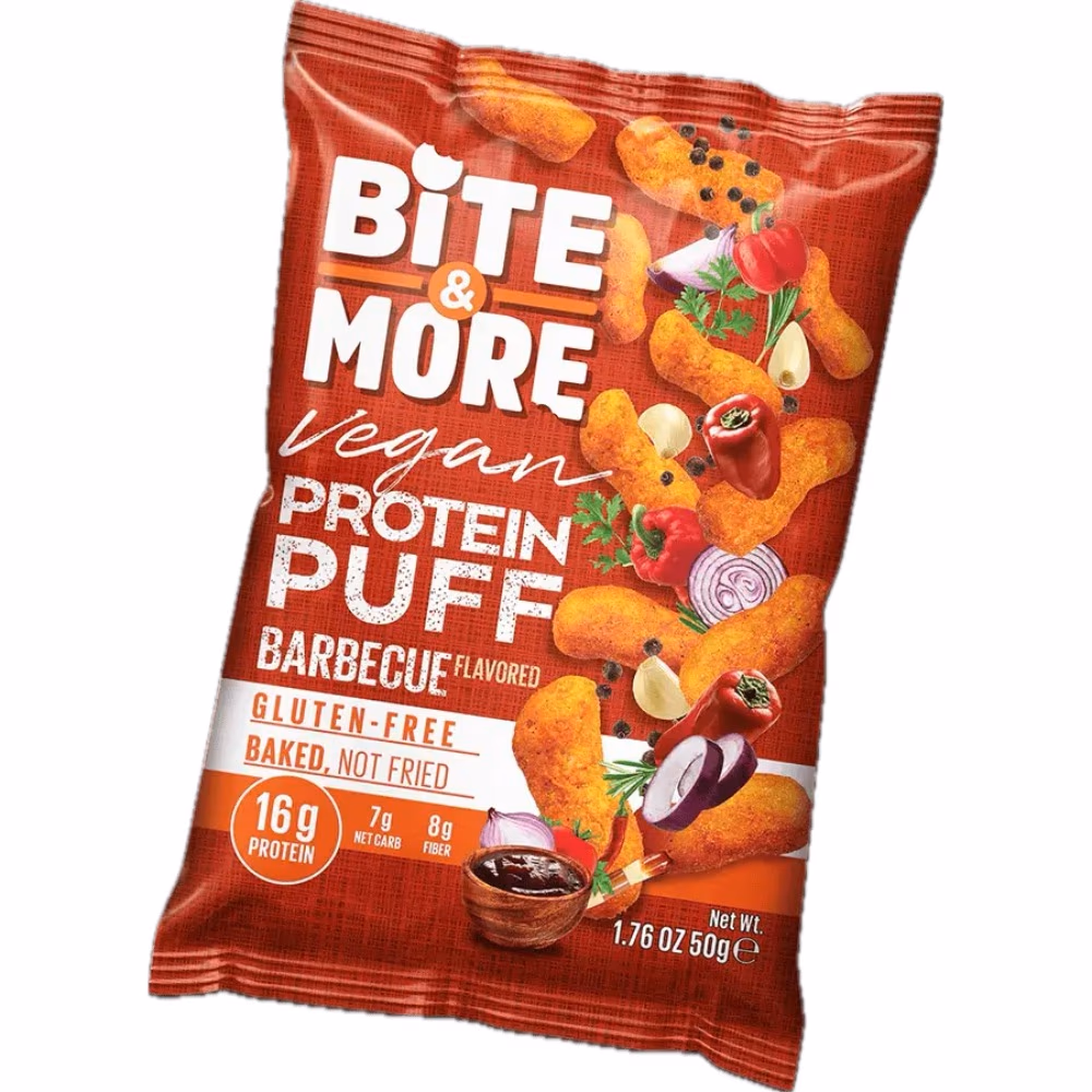 Bite and More Vegan Protein Puff Barbecue 50g