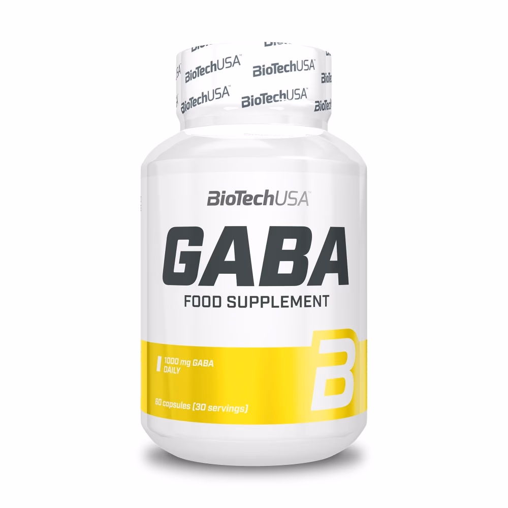 BioTechUSA GABA 1000mg 60 Capsules – Nervous System & Relaxation Support 1
