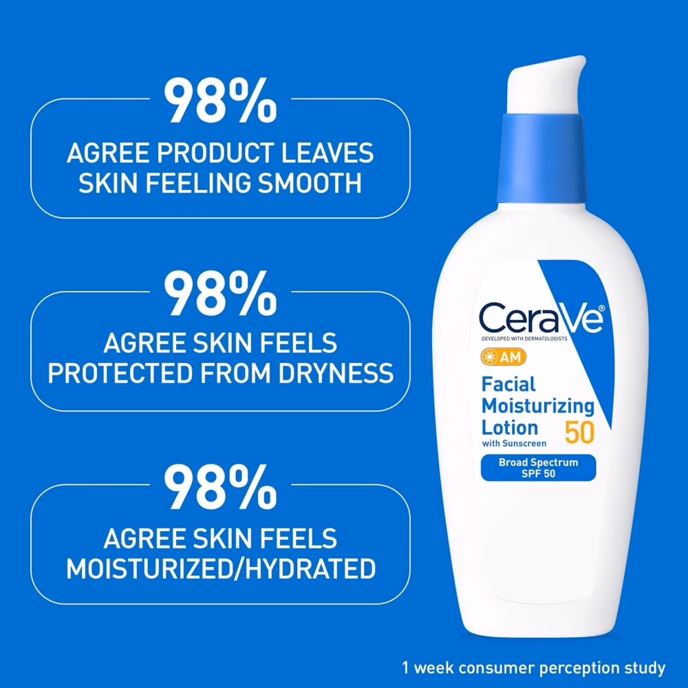 CeraVe AM Facial Moisturizing Lotion SPF 50 89ml  4