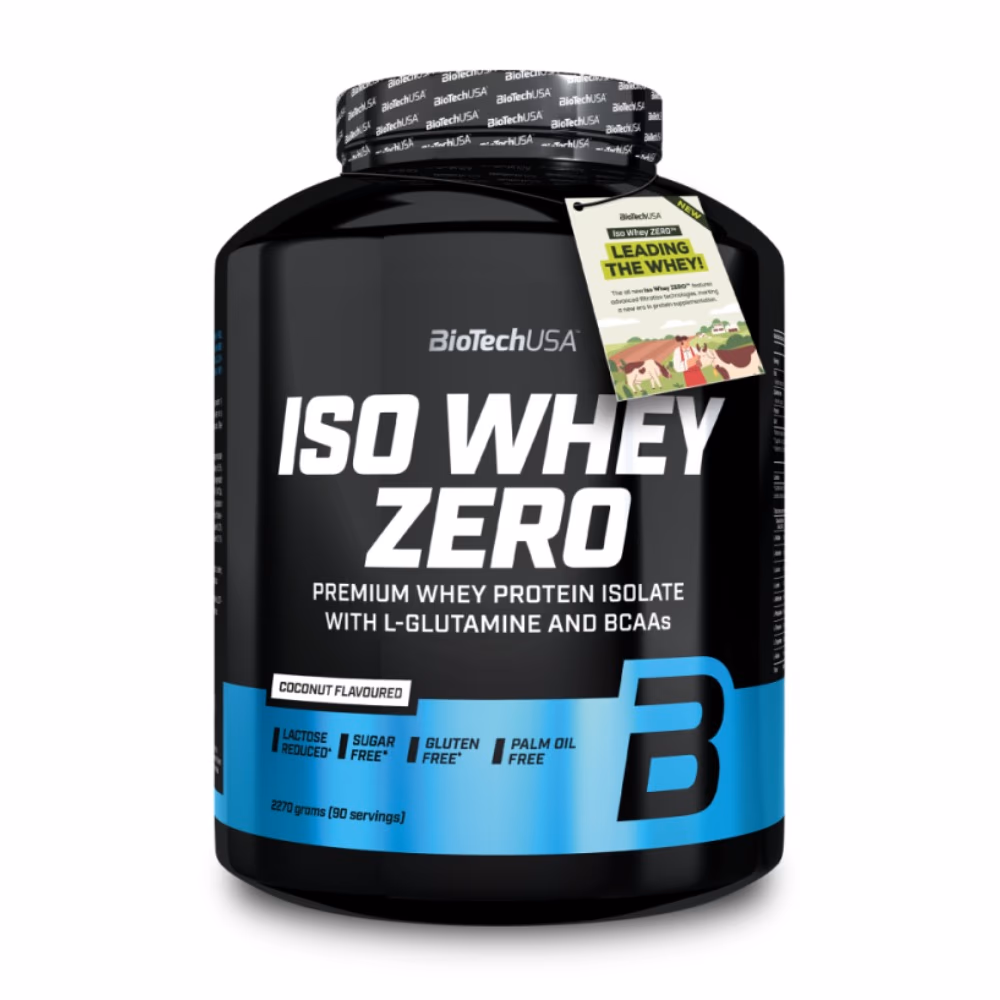 BioTechUSA Iso Whey Zero Coconut 2270g – Lactose-Free Whey Protein Isolate 1