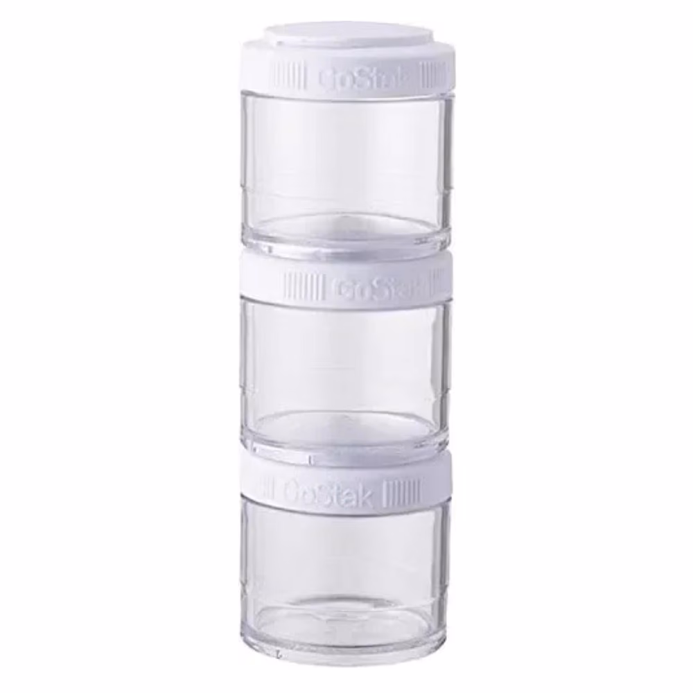 Blender Bottle GoStak 150cc Pack White 1