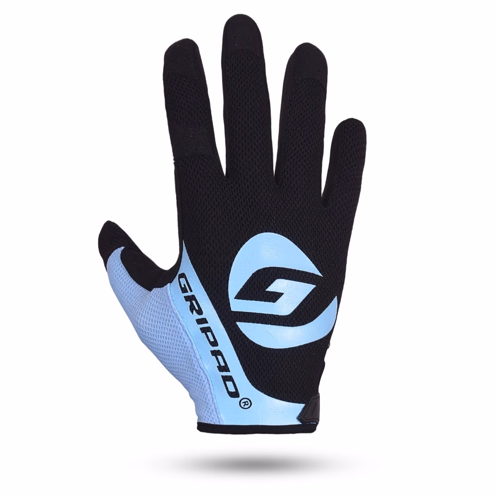 Gripad Airflow Gloves -  Black and Blue - Medium 1