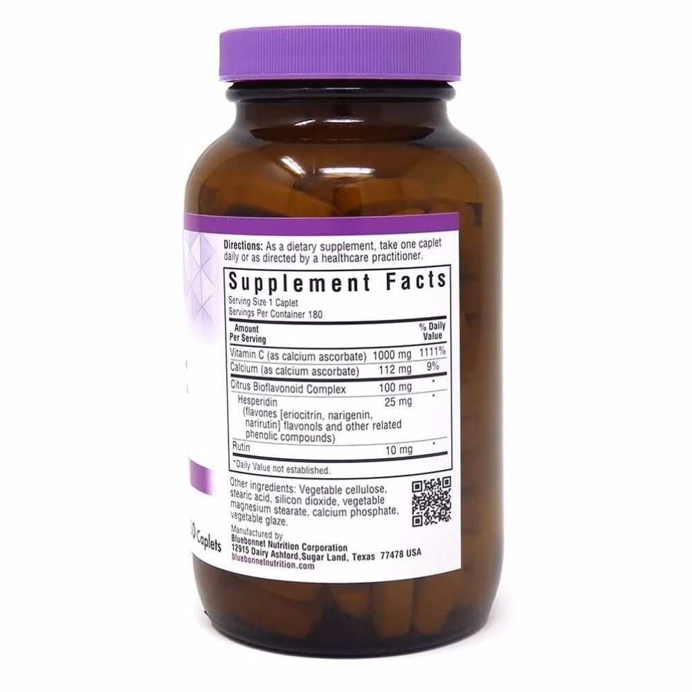 Bluebonnet Buffered Vitamin C 1000mg 180 Capsules 2