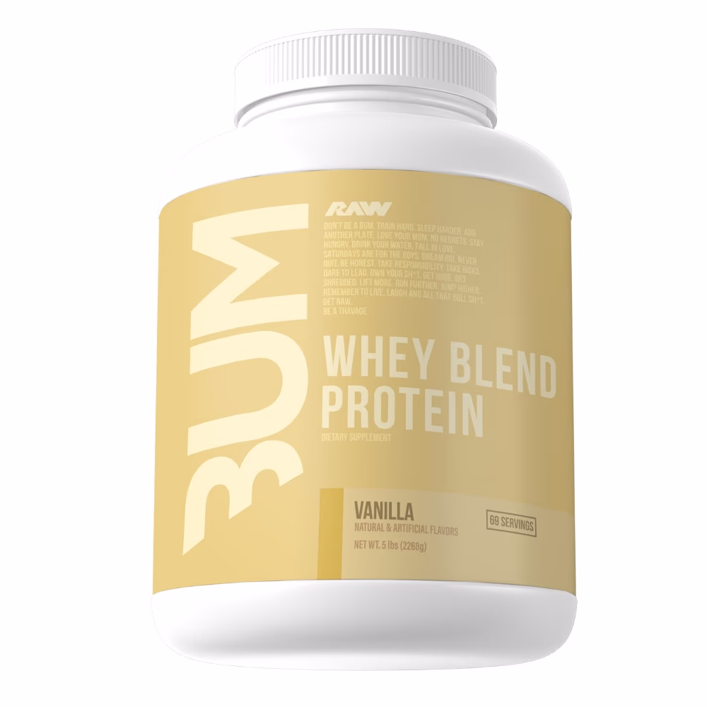 Raw Cbum Whey Blend Protein Vanilla 2.2kg