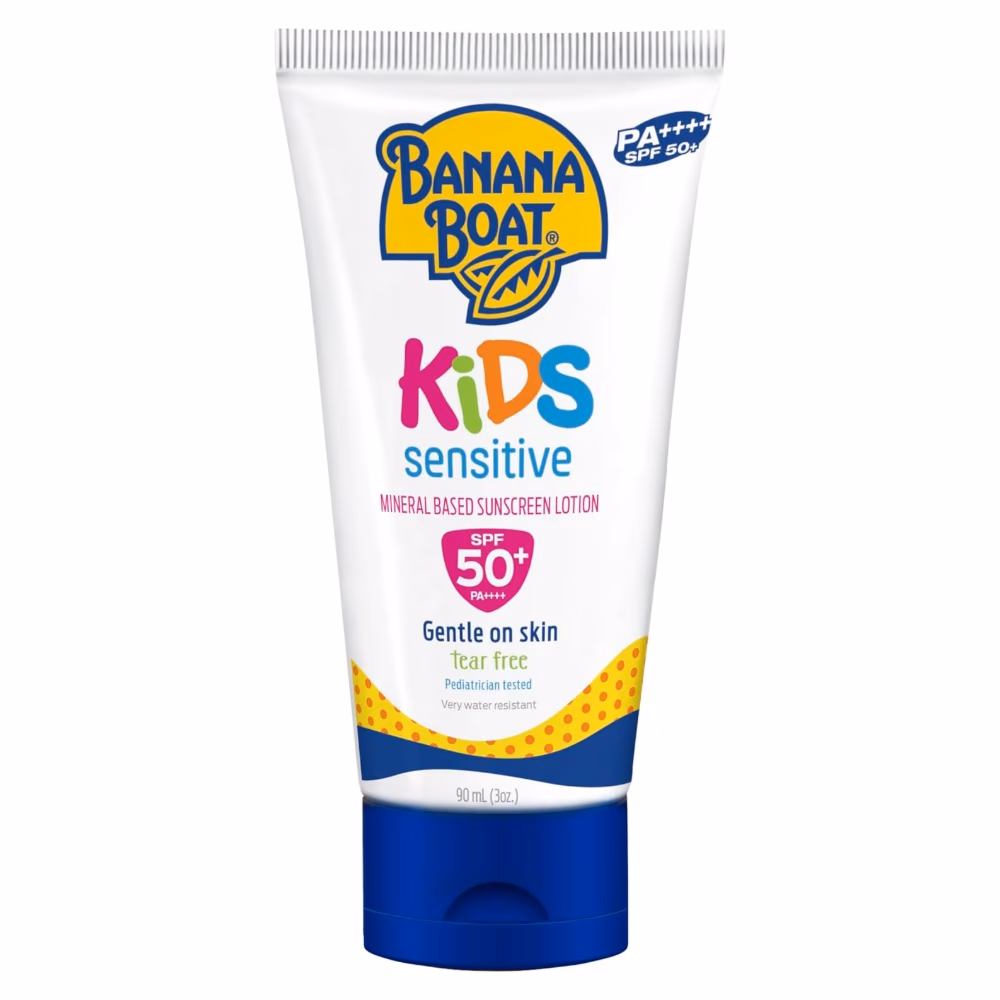 Banana Boat Simply Protect Kids Sunscreen Lotion SPF 50 – 90ml | Gentle Broad-Spectrum UV Protection for Children 1