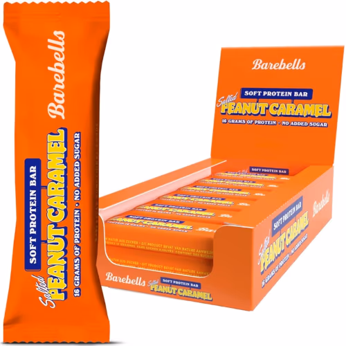 Barebells Salted Peanut Caramel Soft Protein Bar - 55g (Box of 12)