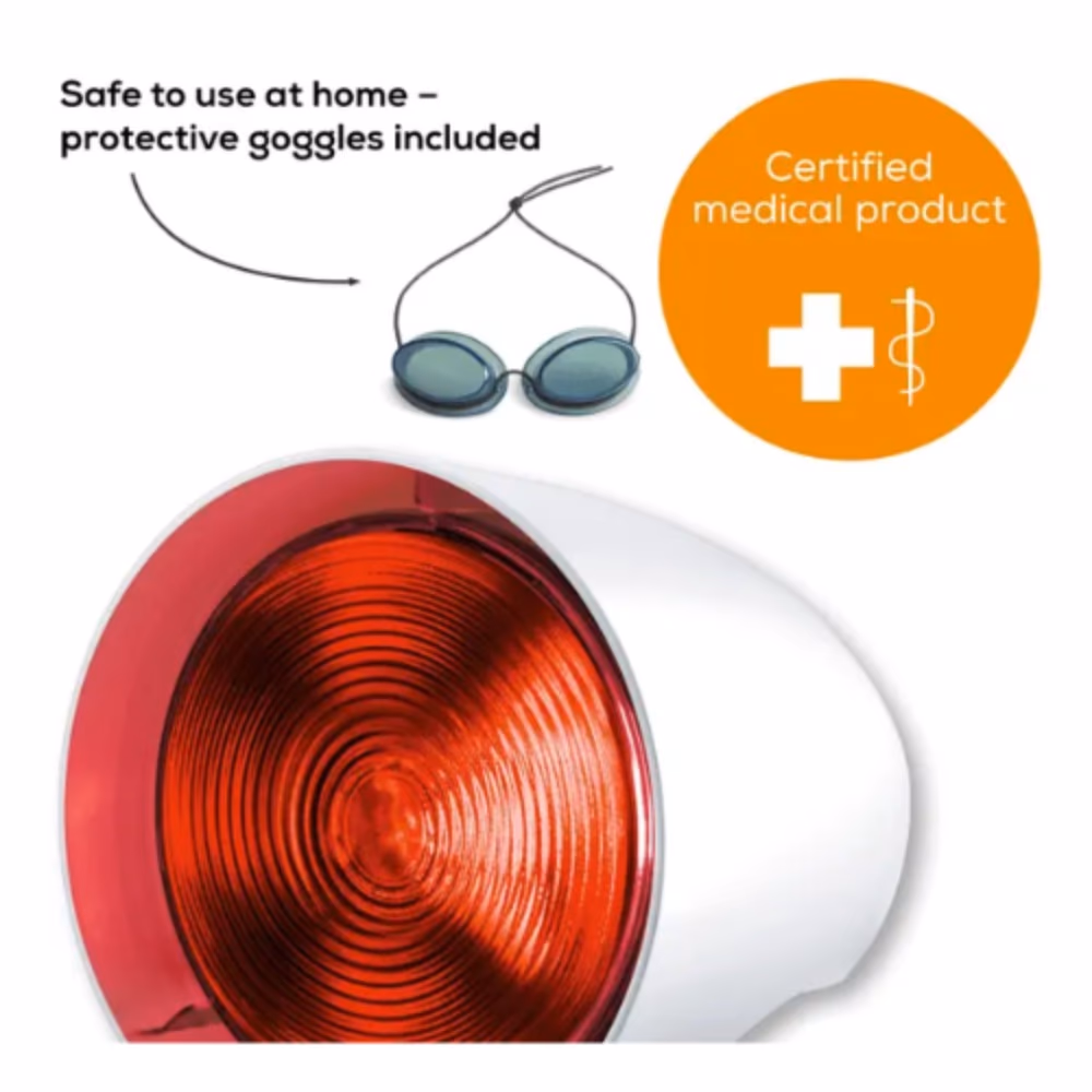 Beurer IL 21 Infrared Lamp – Soothing Heat Therapy for Colds & Muscle Tension 4