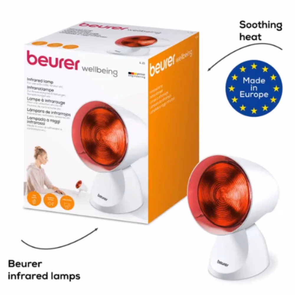 Beurer IL 21 Infrared Lamp – Soothing Heat Therapy for Colds & Muscle Tension 5