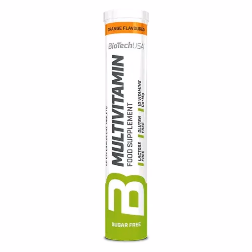 BioTechUSA Multivitamin Effervescent Orange Flavor - 20 Tablets 1