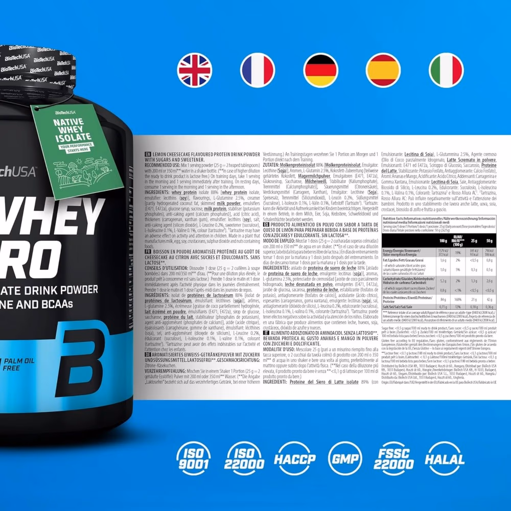 BiotechUSA ISO Whey Zero Strawberry 1816g 4